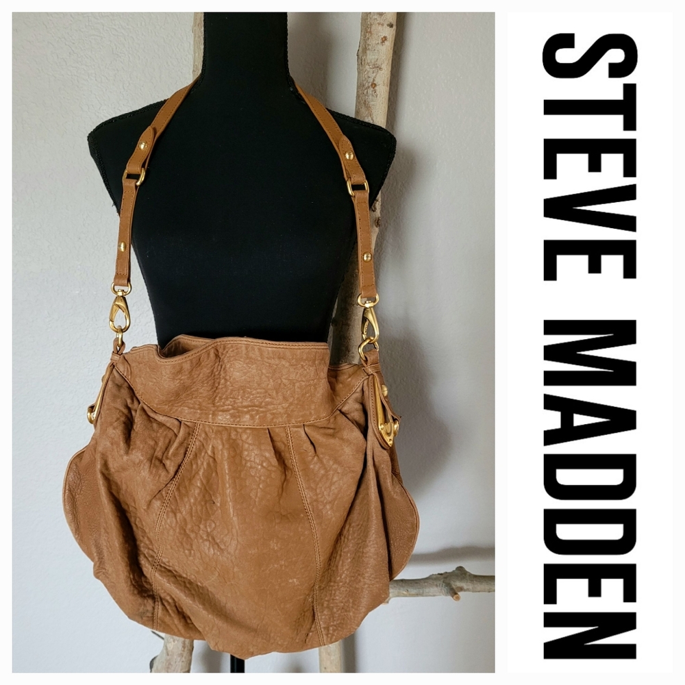 STEVE MADDEN Leather Hobo Bag